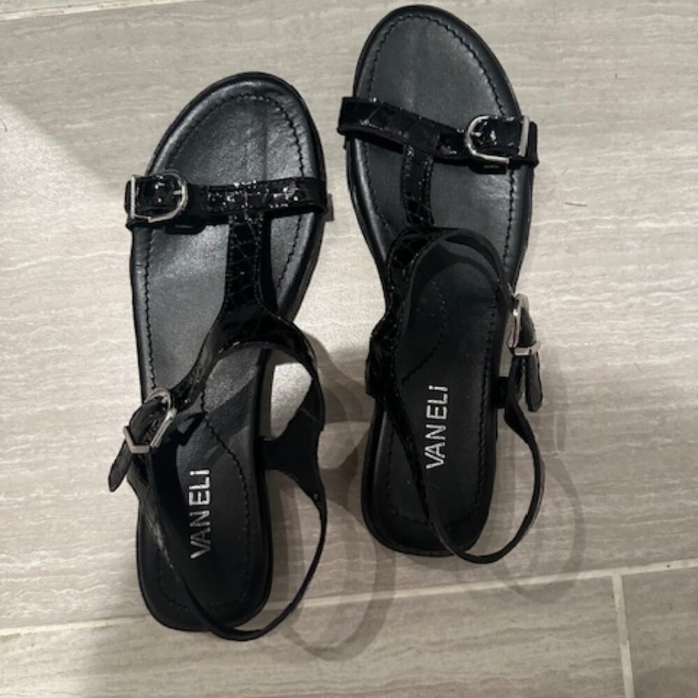 Van Eli Patent Leather Sandal - Narrow Width